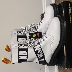 RARE Dr Martens 1490 Sex Pistol White boots